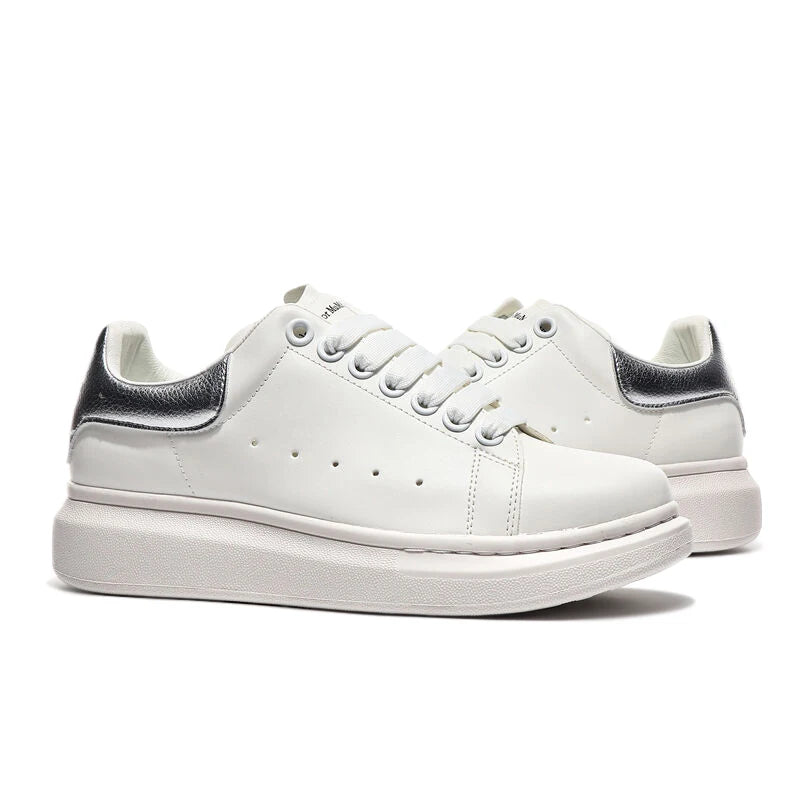 Women's Running Shoes White Vulcanized Sneakers