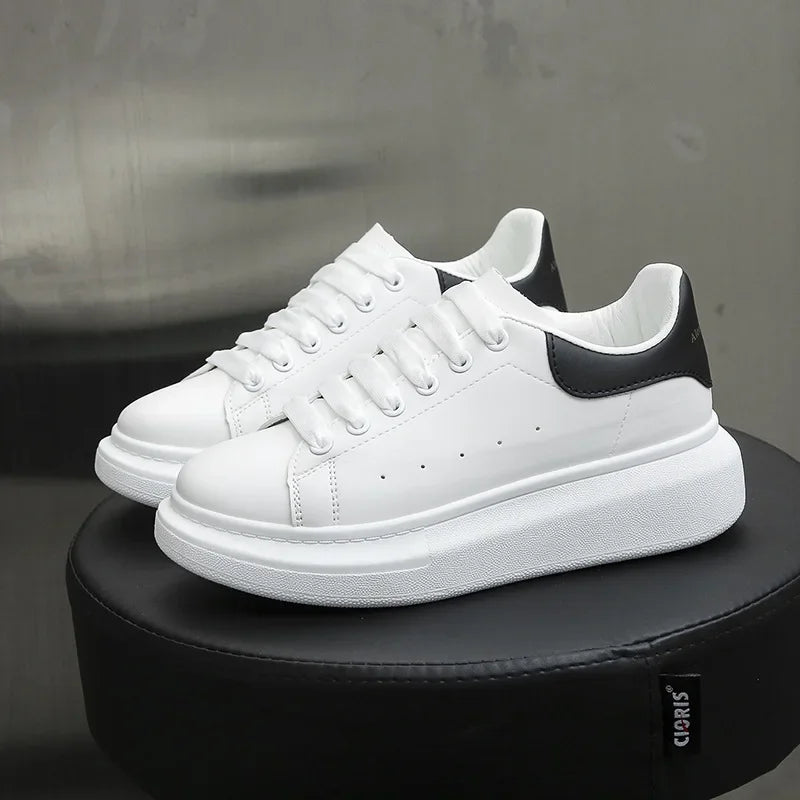 Women's Running Shoes White Vulcanized Sneakers
