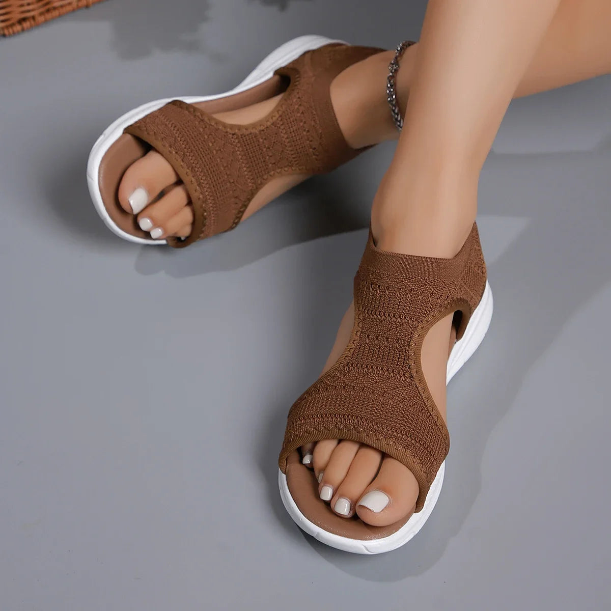 Summer Shoes  New Mesh Fish Platform Sandals Women's