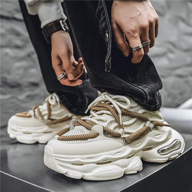 New 1981 Men's Sneakers Platform Casual