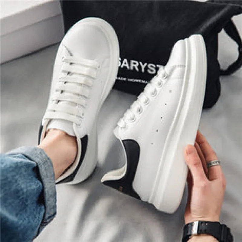 Spring New McQueen White Sneakers for Men and Women
