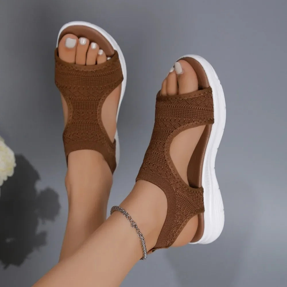 Summer Shoes  New Mesh Fish Platform Sandals Women's