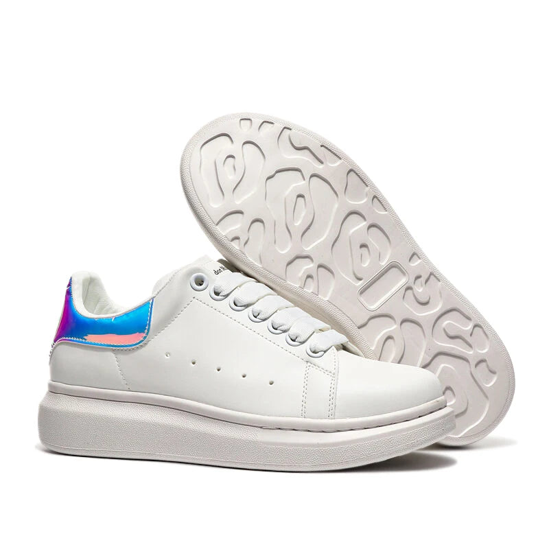 Women's Running Shoes White Vulcanized Sneakers