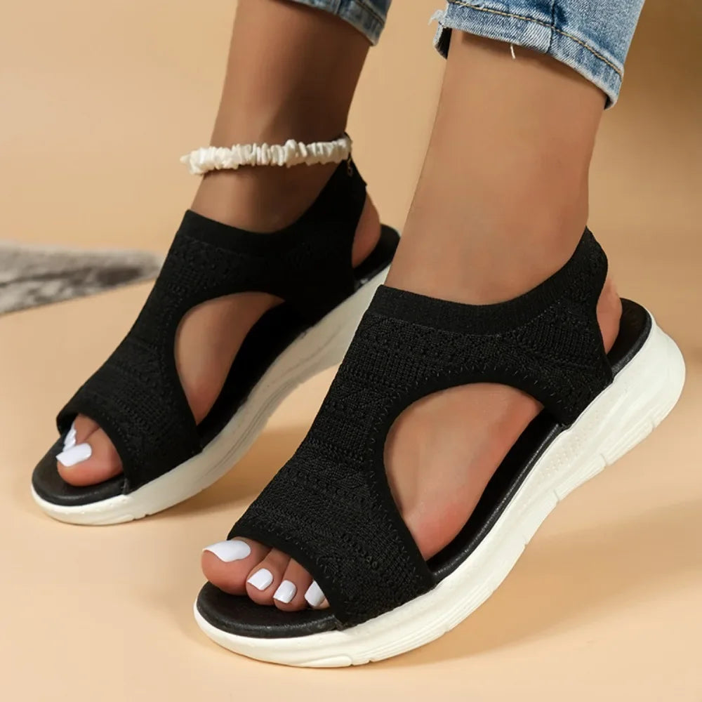 Summer Shoes  New Mesh Fish Platform Sandals Women's