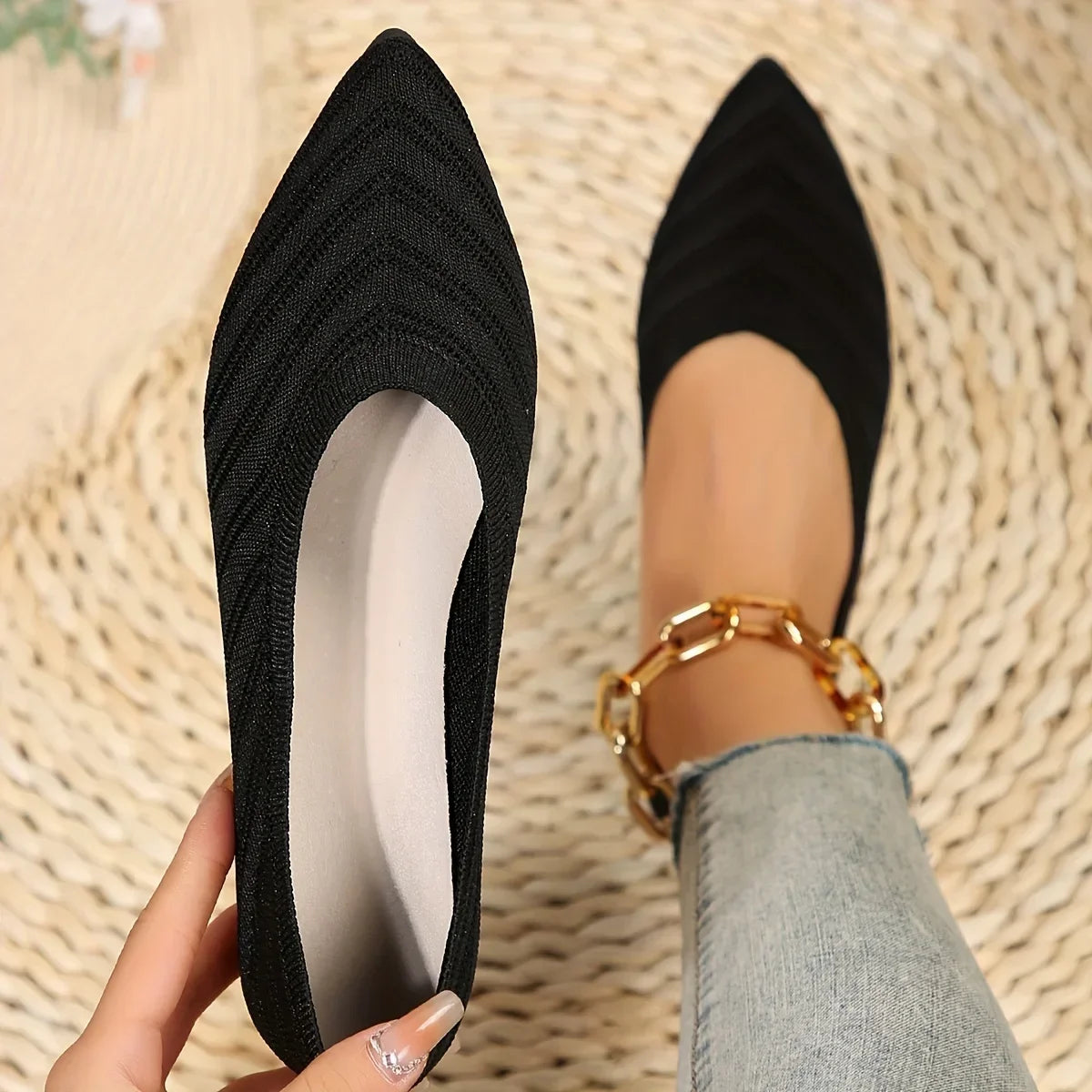 Women Pointed Toe Flat Shoes