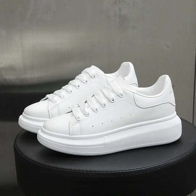 Women's Running Shoes White Vulcanized Sneakers