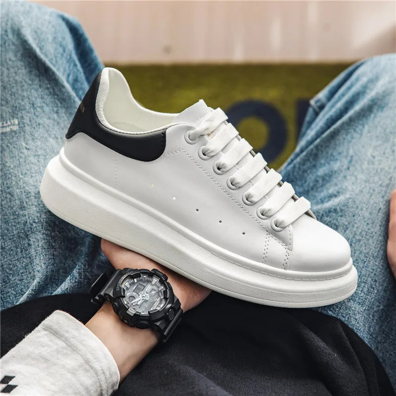 Spring New McQueen White Sneakers for Men and Women