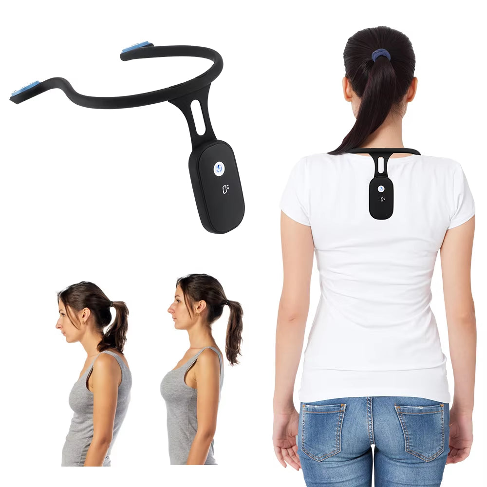 Smart Posture Corrector Back Support Shoulder Back Posture Correction Spine Postural Corrector for Adult/Kids Vibration Reminder